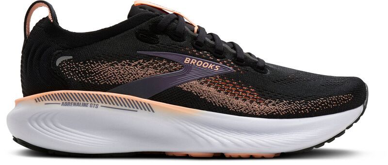 ブルックス レディース シューズ スニーカー Brooks Womens Adrenaline GTS 25 Running Shoes BlackPeachMulled Grape ブラック