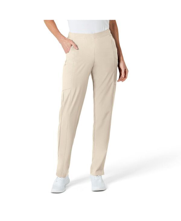 ウィンク レディース ボトムス カジュアルパンツ Wink Womens W123 Flat Front Cargo Scrub Pant Khaki カーキ