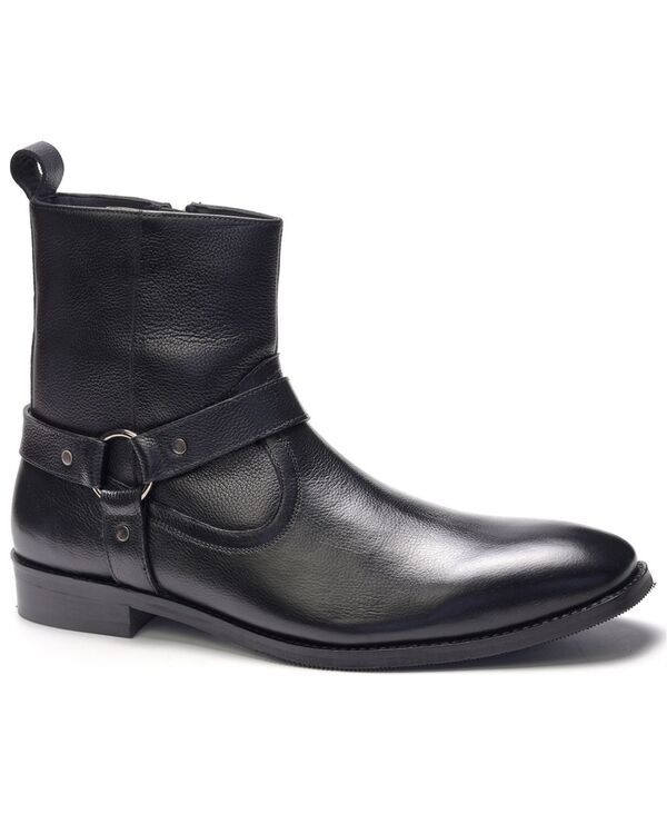 アンソニー ヴィア メンズ シューズ ブーツ・レインブーツ Anthony Veer A Veer Mens Westin Side Zipper Harness Boots Black ブラック