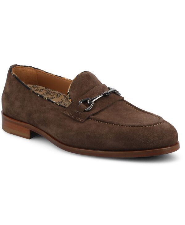 タフト メンズ シューズ スリッポン・ローファー Taft Mens Russell Bit Loafers Taupe Suede トープ
