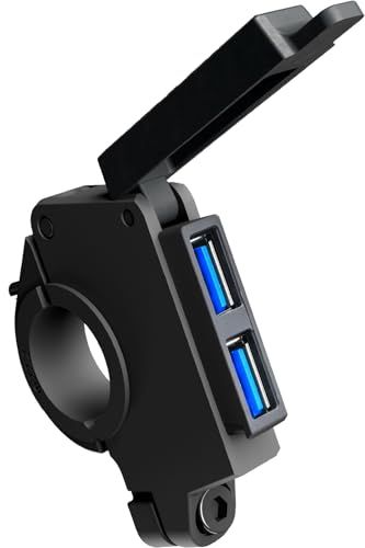 デイトナ(Daytona) バイク USB電源 防水 USB-A+USB-A QC3.0対応 急速充電 60W iPhone/Android対応 取付幅13mm リレー付き スレンダーUSB 2ポート 61511as a8fe2671