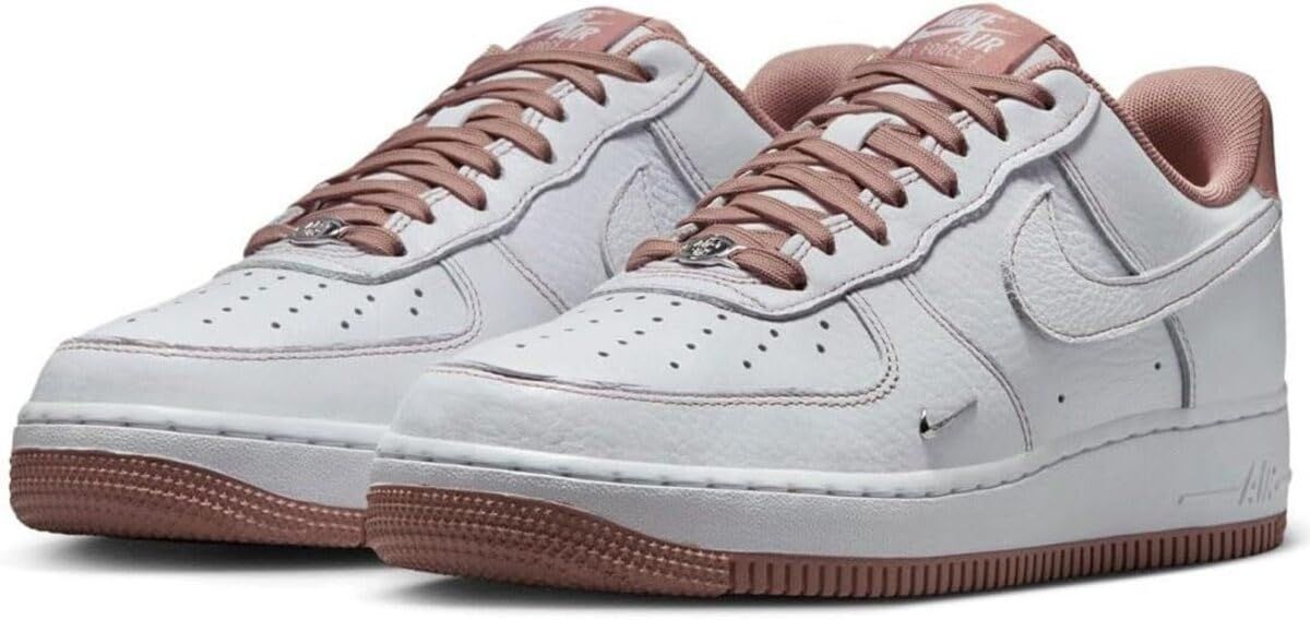 [ナイキ] エア フォース 1 '07 ミニ ジュエル W AIR FORCE 1 '07 MINI JEWEL ホワイト/ピンク IB6543-100 23.5cm [23.5 cm]