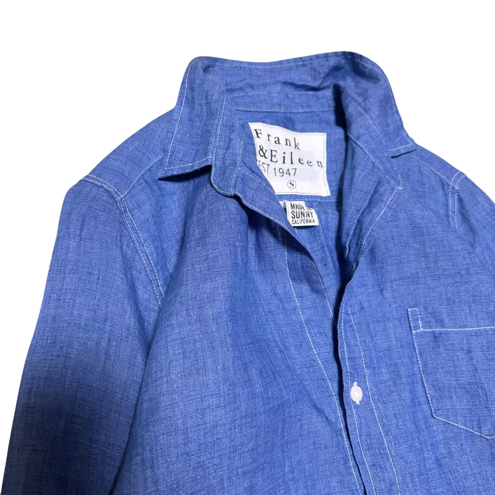 極美品 FRANK&EILEEN フランクアンドアイリーン リネン100% BARRY