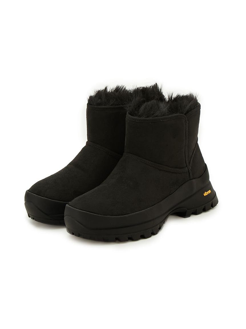 新品 [スナイデル] vibramコラボフェイクムートンブーツ