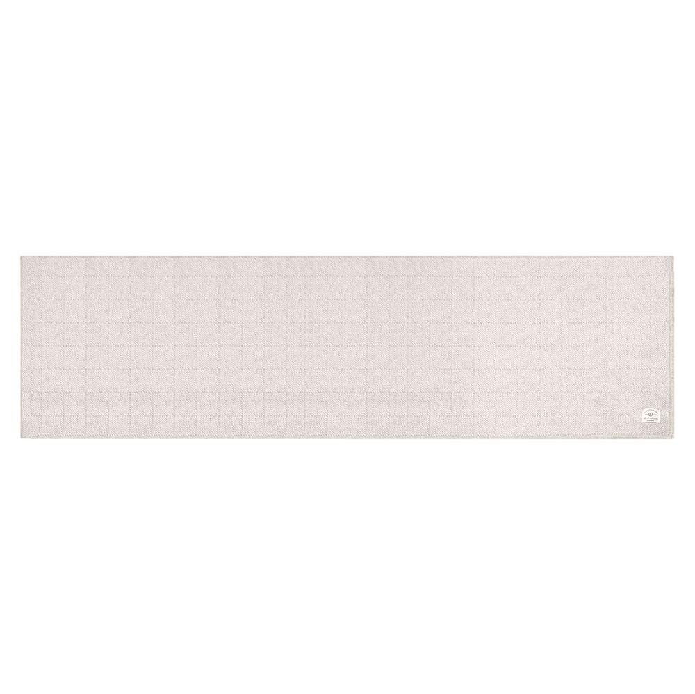 新品 センコー(Senko) B.B.collection ヘリンボン 4 キッチンマット 約50× 180cm ライトグレー 抗菌 防臭 薄手 床暖房対応 日本製 38528