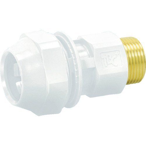 新品 TBC ライトエアー オスアダプター 白 AIRWT50-M 配管継手