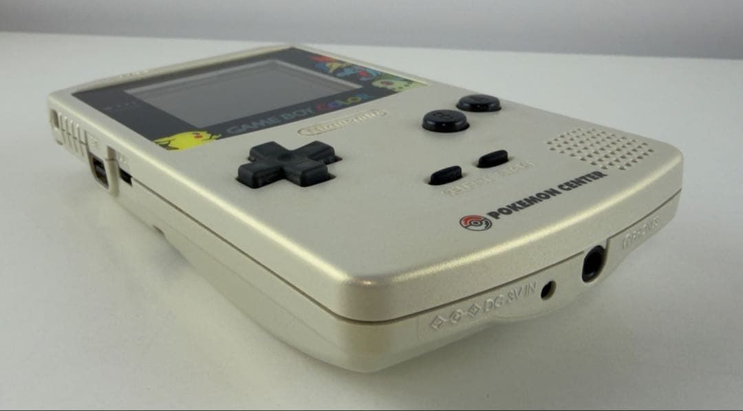 美品 ゲームボーイカラー ポケモンセンター 本体 ポケモン金銀発売記念 正規品 Nintendo GAMEBOYCOLOR