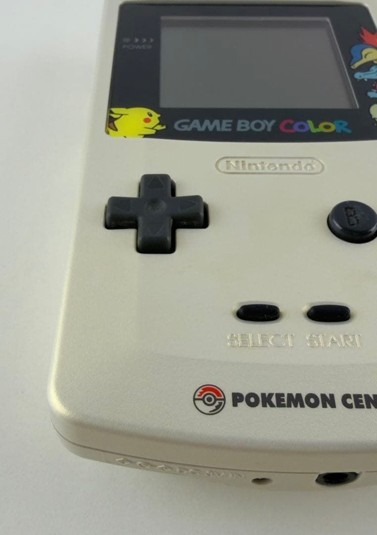 美品 ゲームボーイカラー ポケモンセンター 本体 ポケモン金銀発売記念 正規品 Nintendo GAMEBOYCOLOR