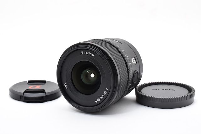 ＜並品＞ SONY(ソニー) 広角単焦点レンズ APS-C E 15mm F1.4 G レンズ デジタル一眼カメラα[Eマウント]用 純正レンズ SEL15F14G
