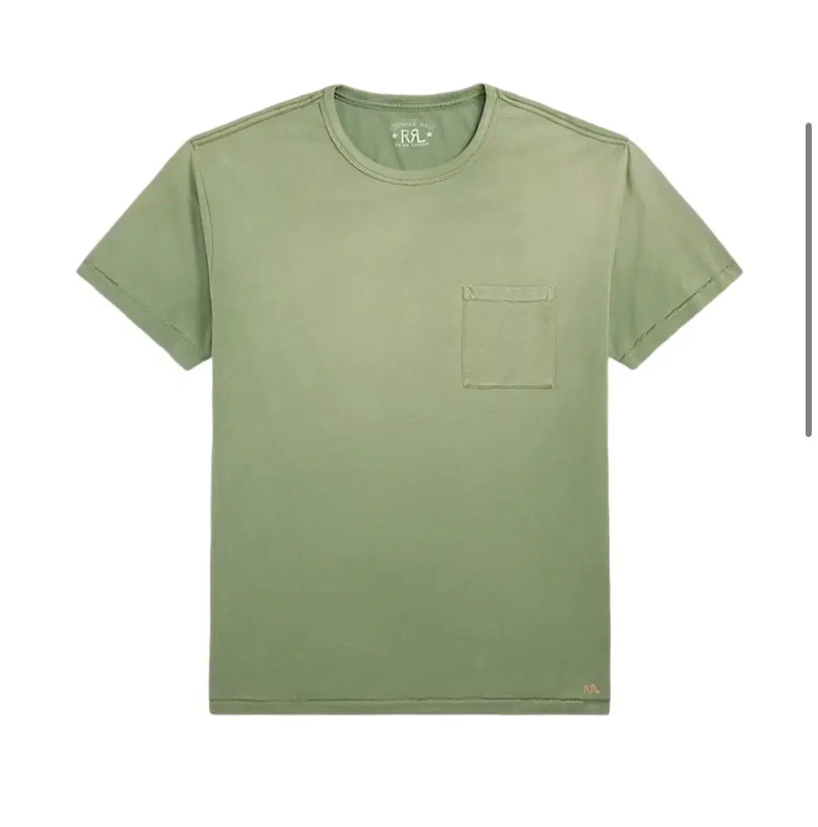 RRL(ダブルアールエル) ガーメントダイング ポケット Tシャツ XL ヴィンテージ グリーン (新品)