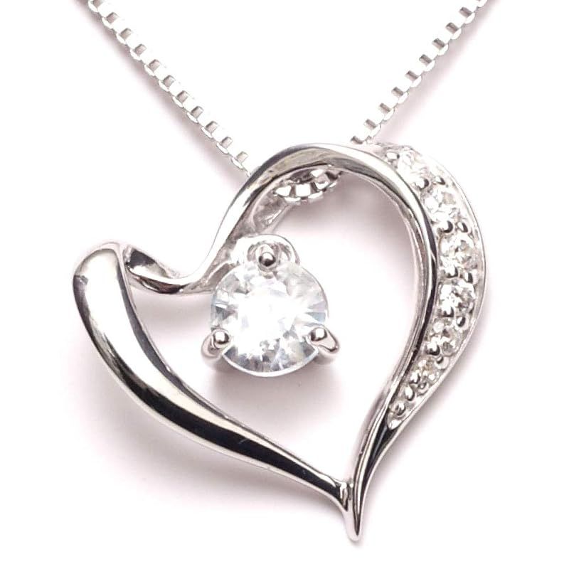 [A.UN jewelry] 鑑別済み ジルコン レディース ネックレス 誕生石 12月 プレゼント 人気 ブランド ニッケルフリー ペンダント トパーズ 誕生日 女性