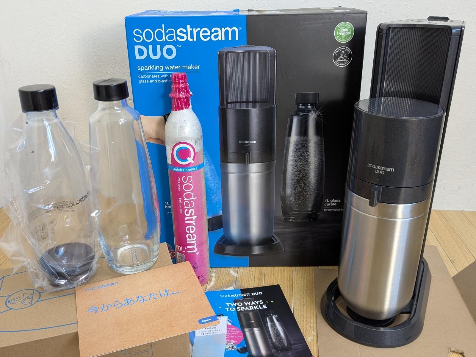 未使用 sodastream ソーダストリーム DUO 家庭用炭酸メーカー 黒