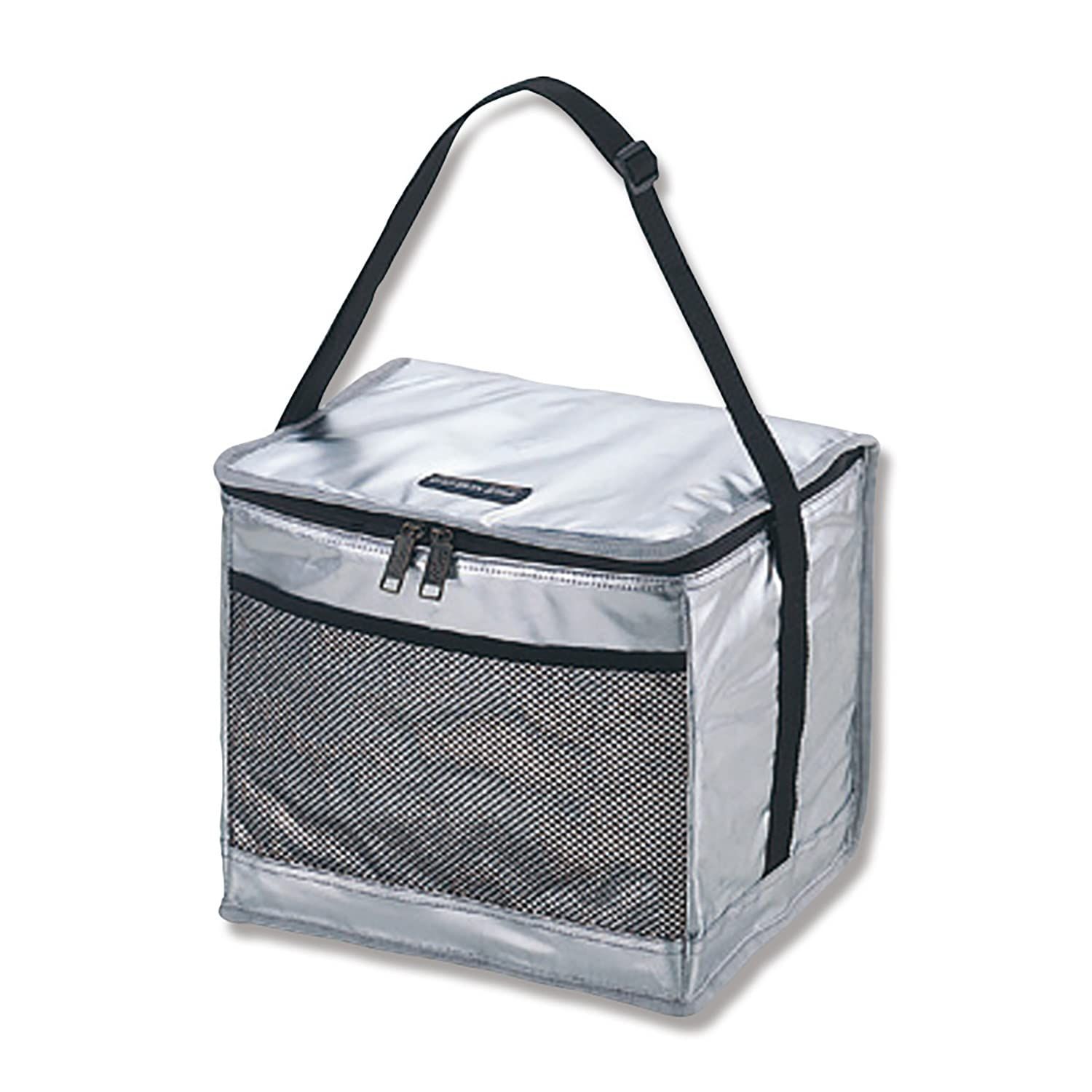 【ケース販売】パール金属 保冷バッグ シルバーソフトクーラー 15L M-1851 004542601 1ケース(16個入)