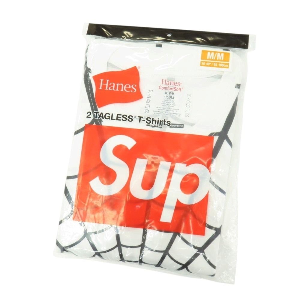 【中古】【未使用】シュプリーム Supreme × Hanes 2026年春夏 Spider-Man Tagless Tees 半袖Ｔシャツ ホワイト【サイズM】【メンズ】