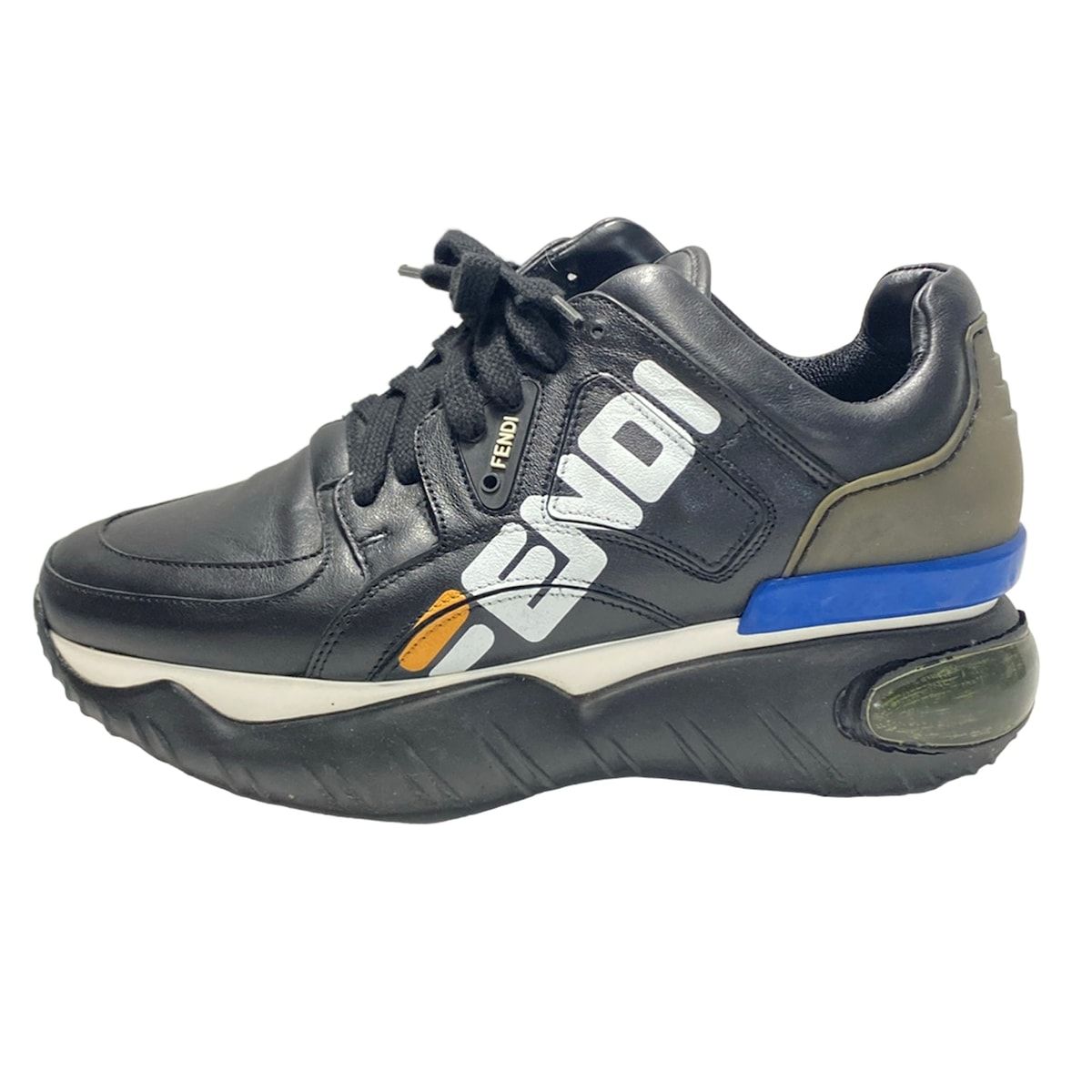 FENDI(フェンディ) スニーカー 37 レディース - 黒 レザー