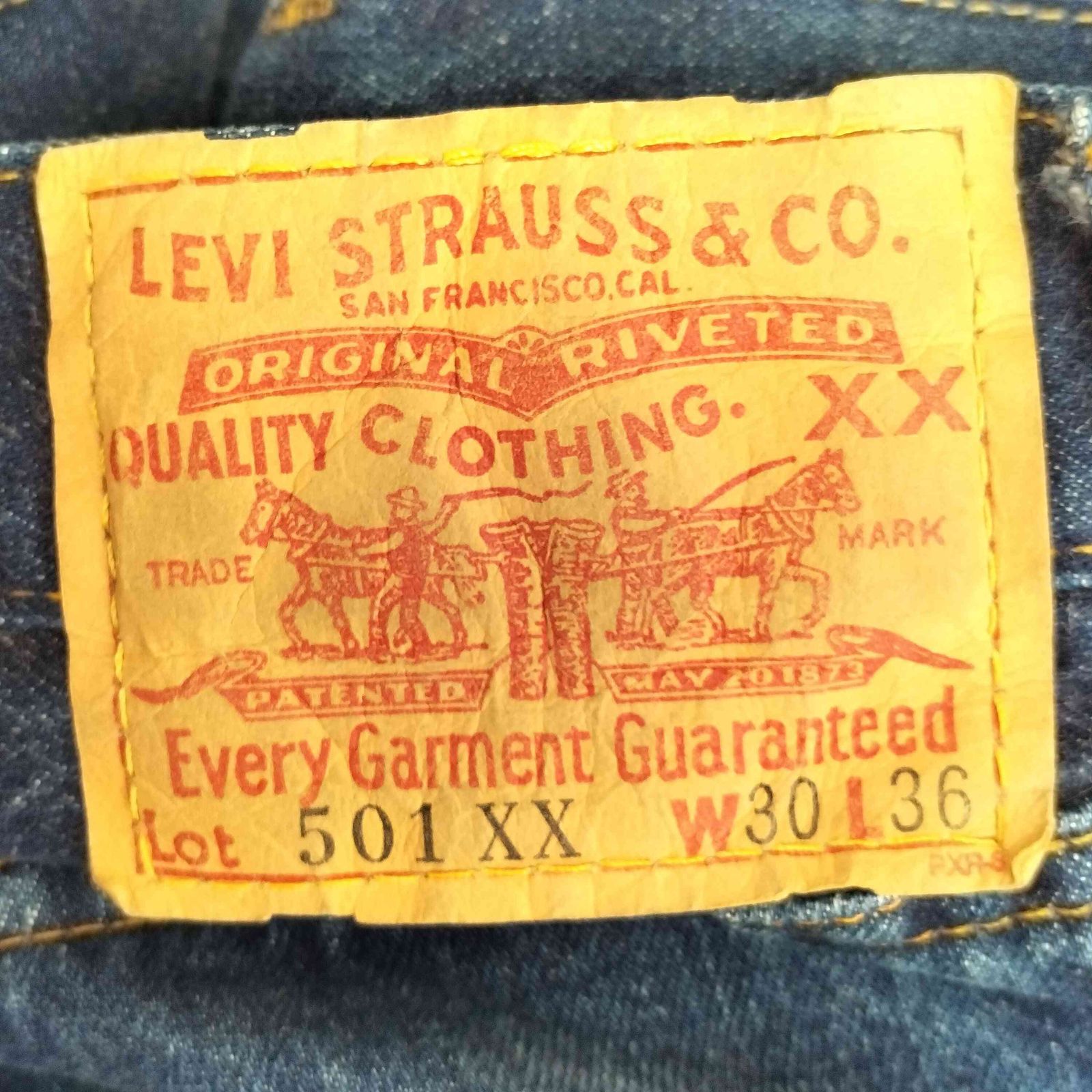 リーバイス Levis 1996年9月製 USA製 ボタン裏555 バレンシア工場 復刻
