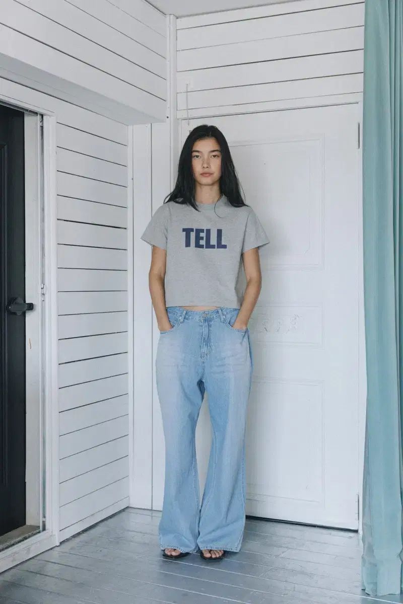 パルベン KYRA WASHED BRUSH DENIM PANTS_WASHED
