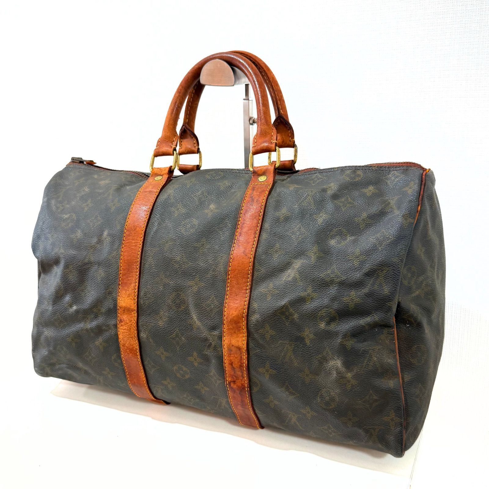 LOUIS VUITTON ルイヴィトン モノグラム キーポル45 ハンドバック
