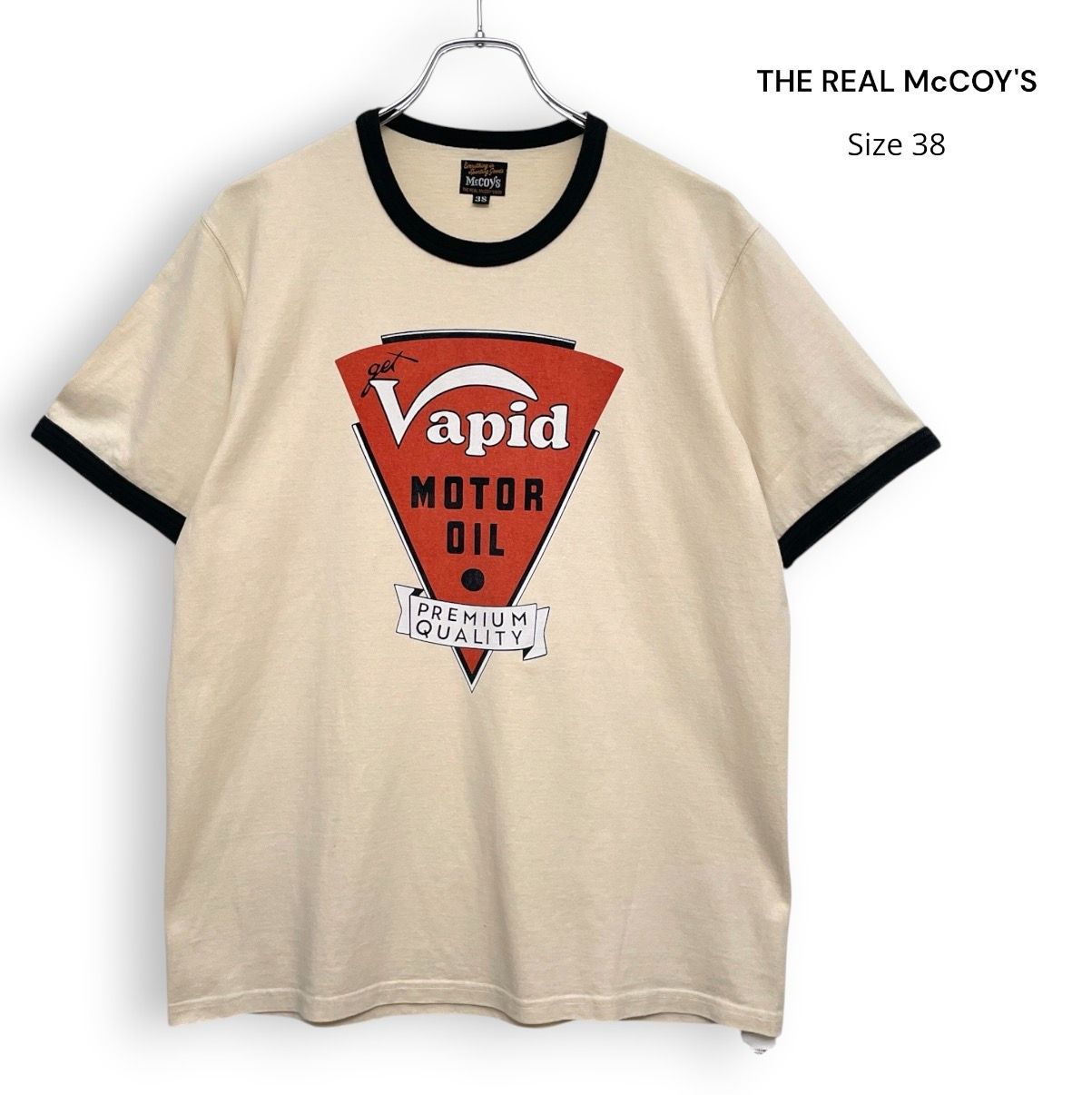 THE REAL McCOY'S ザ リアルマッコイズ Vapid Motor Oil TEE Tシャツ Size38 /R26371