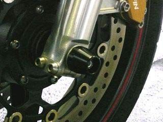 新品 アグラス(AGRAS) フロントアクスルプロテクター コーンタイプ ブラック CB1300SF[SC54] (03-09) CB1300SB[SC54](-09) 343-167-J0B
