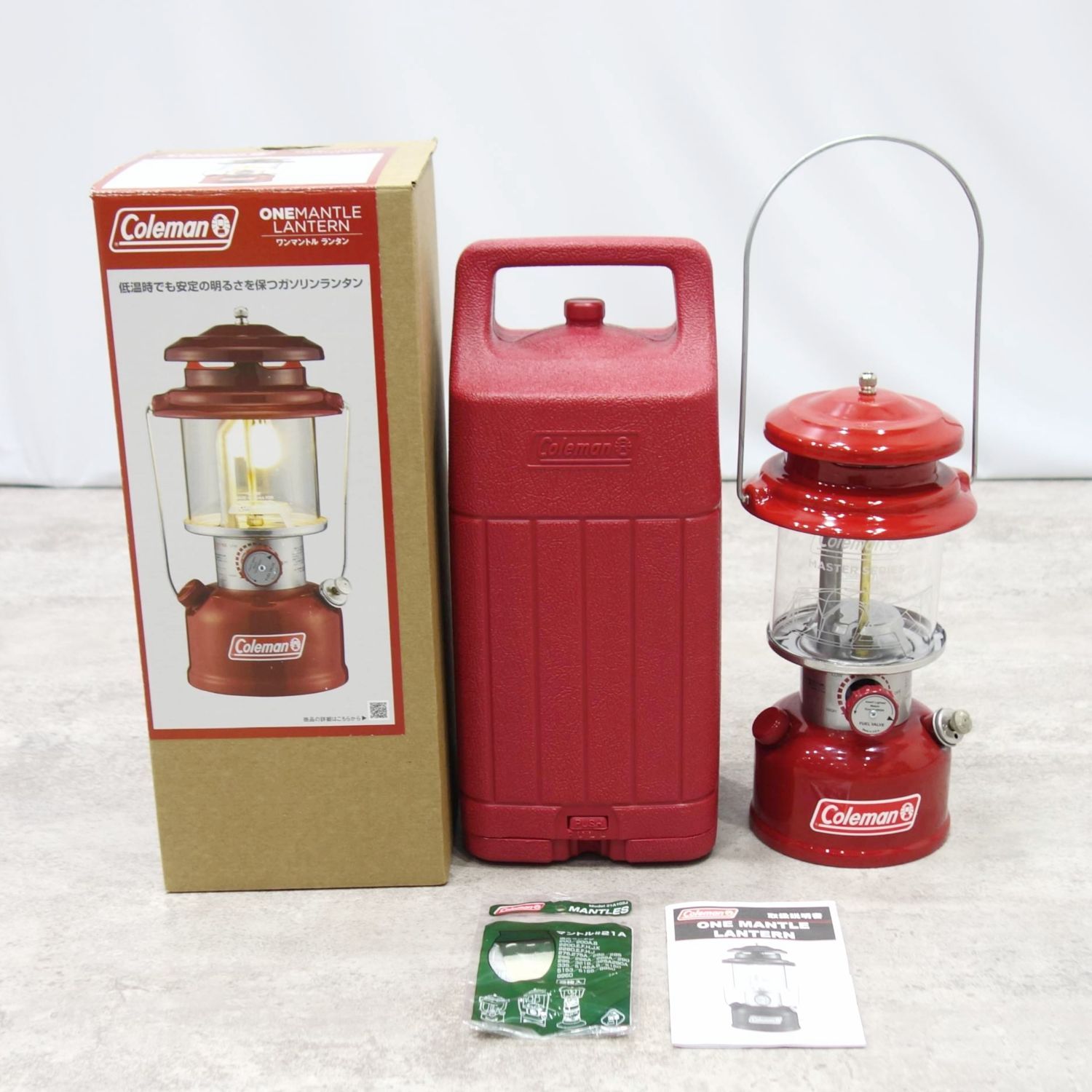【新品未使用】コールマン ワンマントルランタン2164001 赤 未使用 コールマン Coleman ワンマントル ランタン 2164001 ホワ