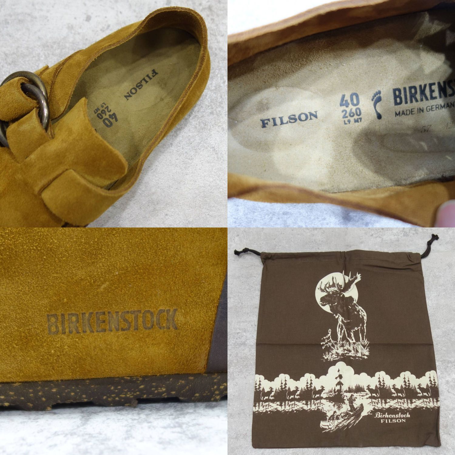 未使用 ビルケンシュトック BIRKENSTOCK FILSON フィルソン コ - メルカリ