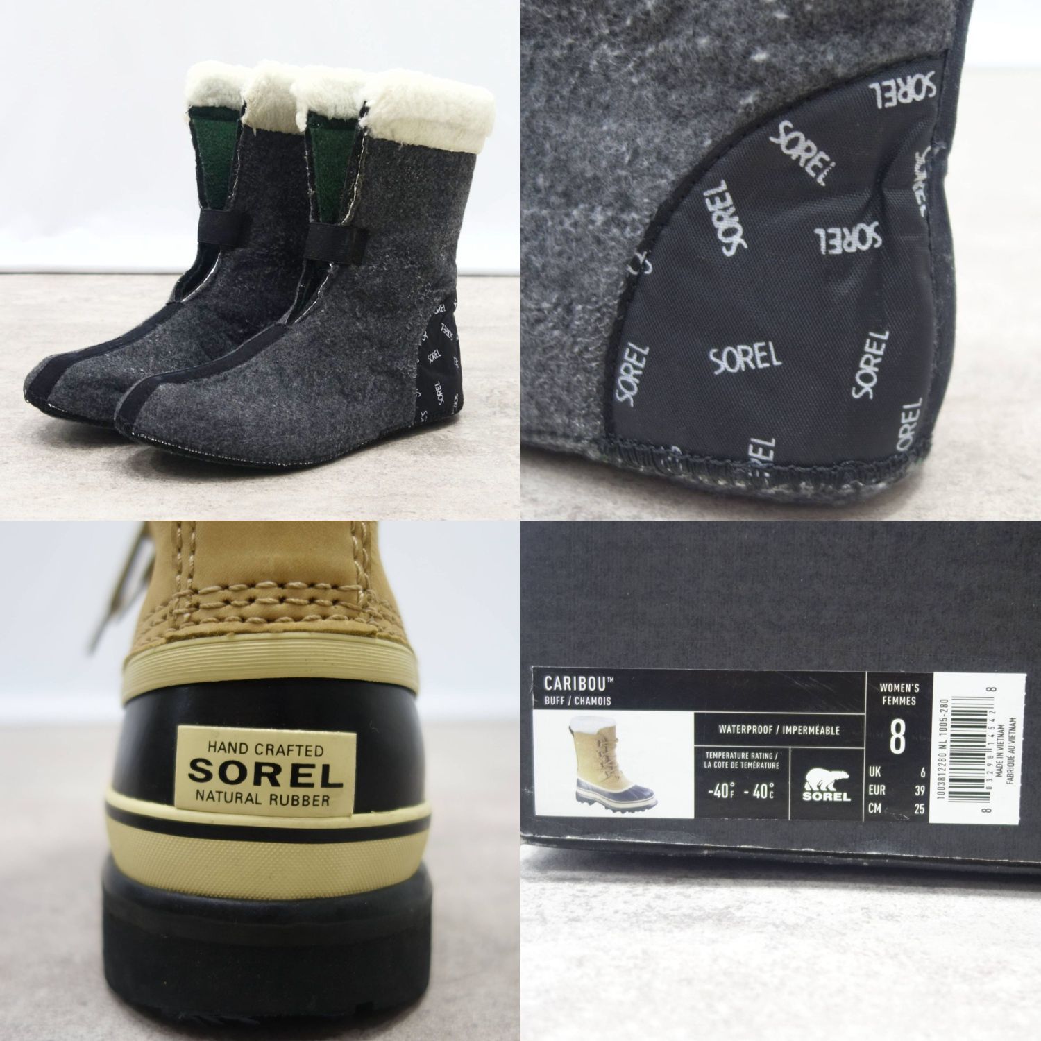 極美品 ソレル SOREL CARIBOU カリブー ウォータープルーフ 防寒