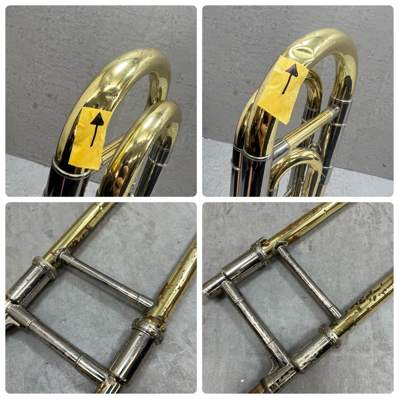 ヤマハ テナーバストロンボーン YSL-820G ゴールドブラス 純正ハード