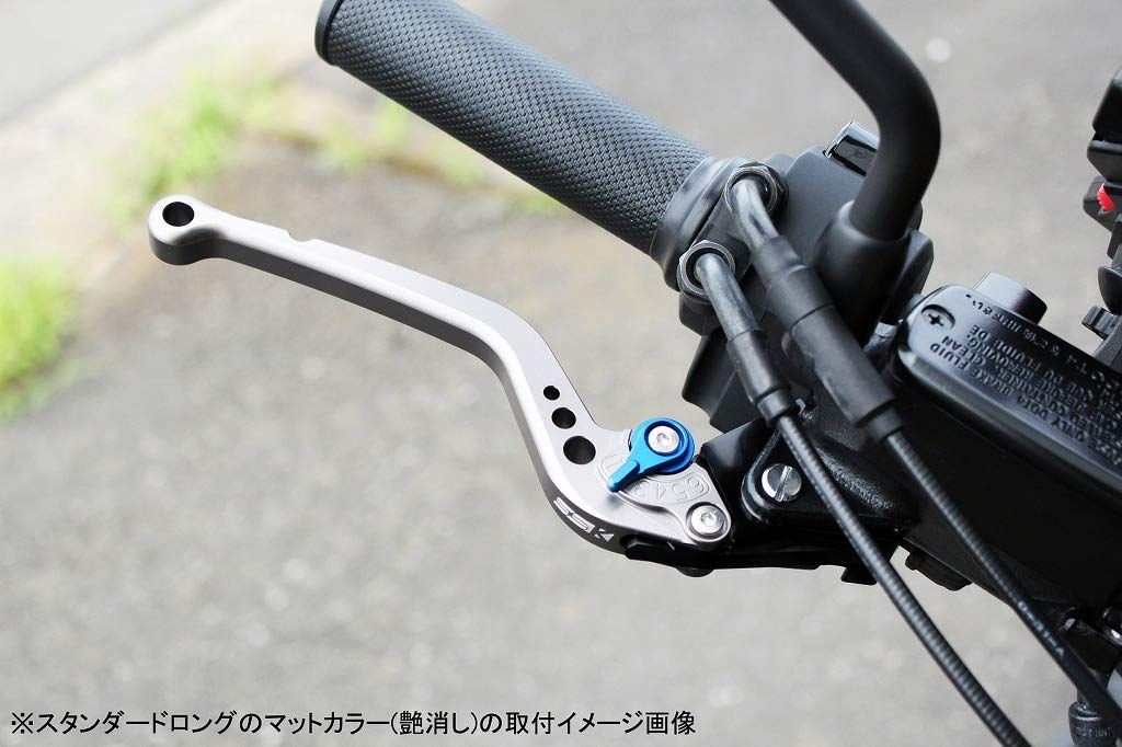 新品 SSK アジャストレバー スタンダードロング レバー本体カラー:マットチタン アジャスターカラー:マットゴールド YZF-R1 2009-2014 LVBM041TM-GD