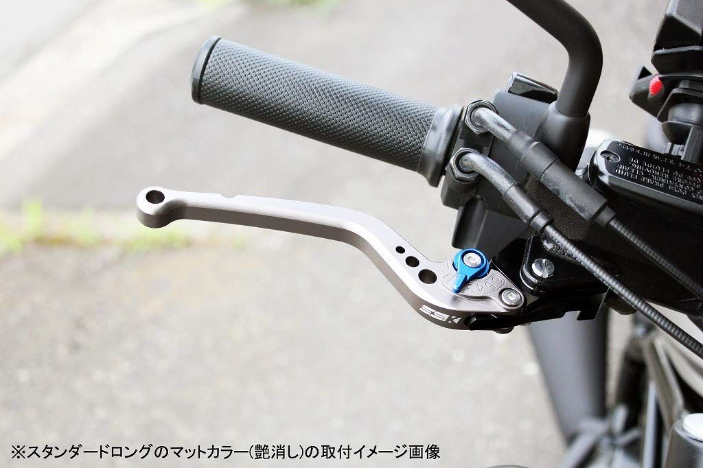 新品 SSK アジャストレバー スタンダードロング レバー本体カラー:マットチタン アジャスターカラー:マットゴールド YZF-R1 2009-2014 LVBM041TM-GD