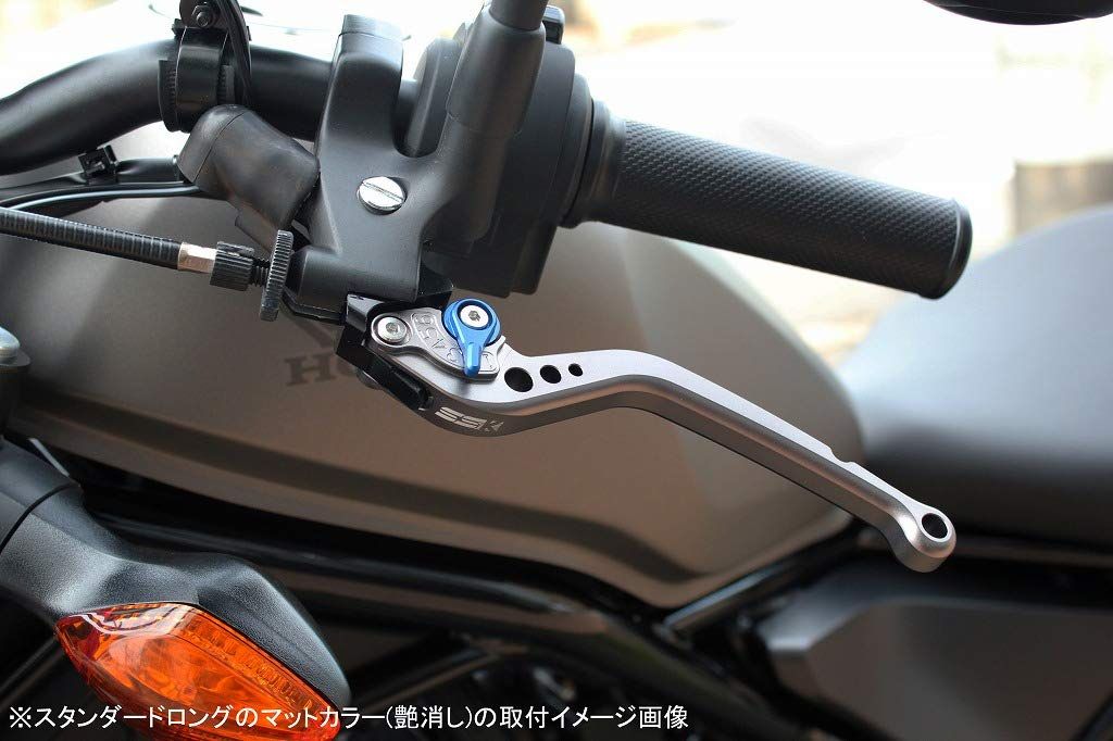 新品 SSK アジャストレバー スタンダードロング レバー本体カラー:マットチタン アジャスターカラー:マットゴールド YZF-R1 2009-2014 LVBM041TM-GD