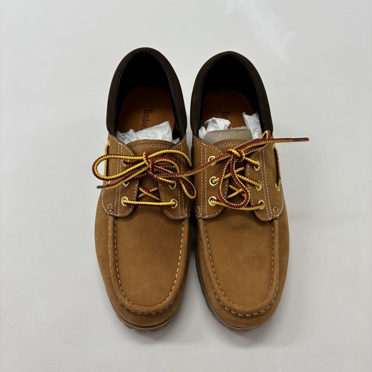 未使用 Timberland AUTHENTICBOAT SHOE WHEAT NUBUCK ティンバーランド シューズ 3EYE CLASSIC サイズ 27cm 806-0100