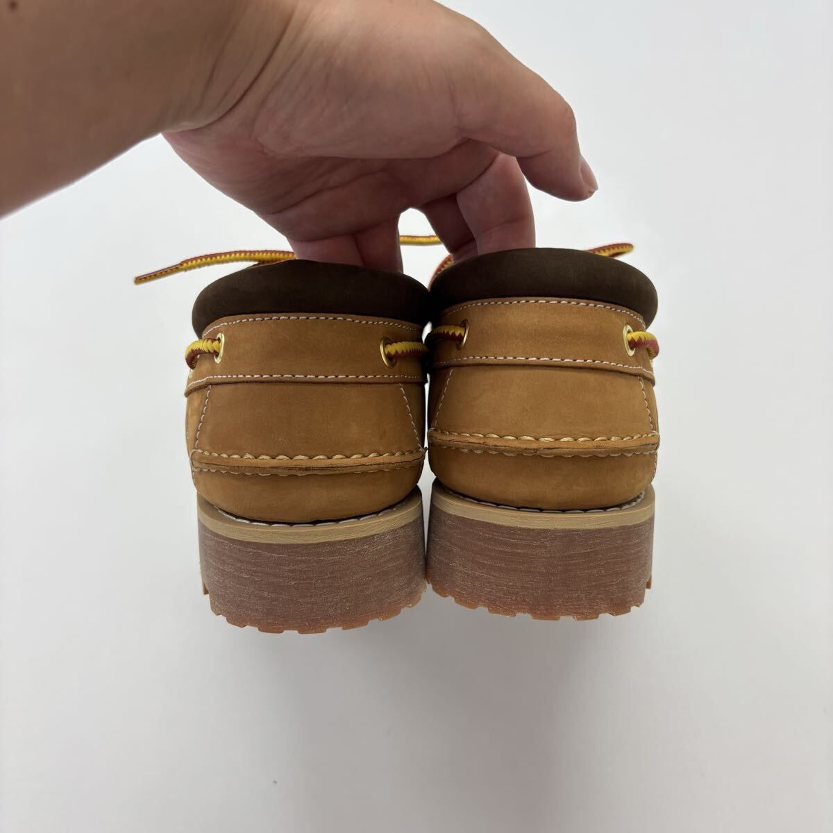 未使用 Timberland AUTHENTICBOAT SHOE WHEAT NUBUCK ティンバーランド シューズ 3EYE CLASSIC サイズ 27cm 806-0100