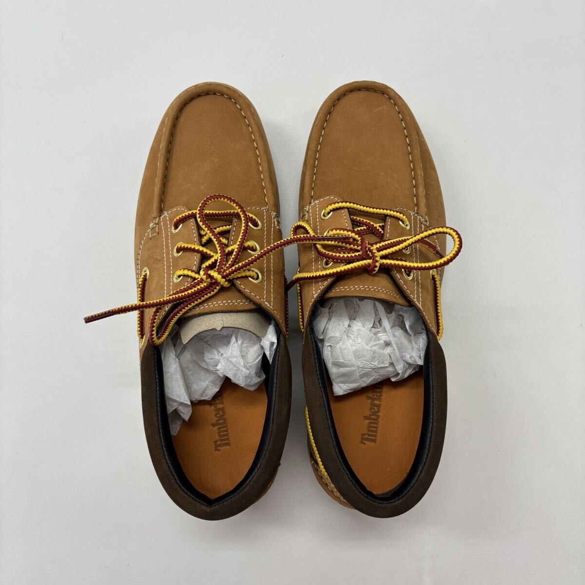 未使用 Timberland AUTHENTICBOAT SHOE WHEAT NUBUCK ティンバーランド シューズ 3EYE CLASSIC サイズ 27cm 806-0100
