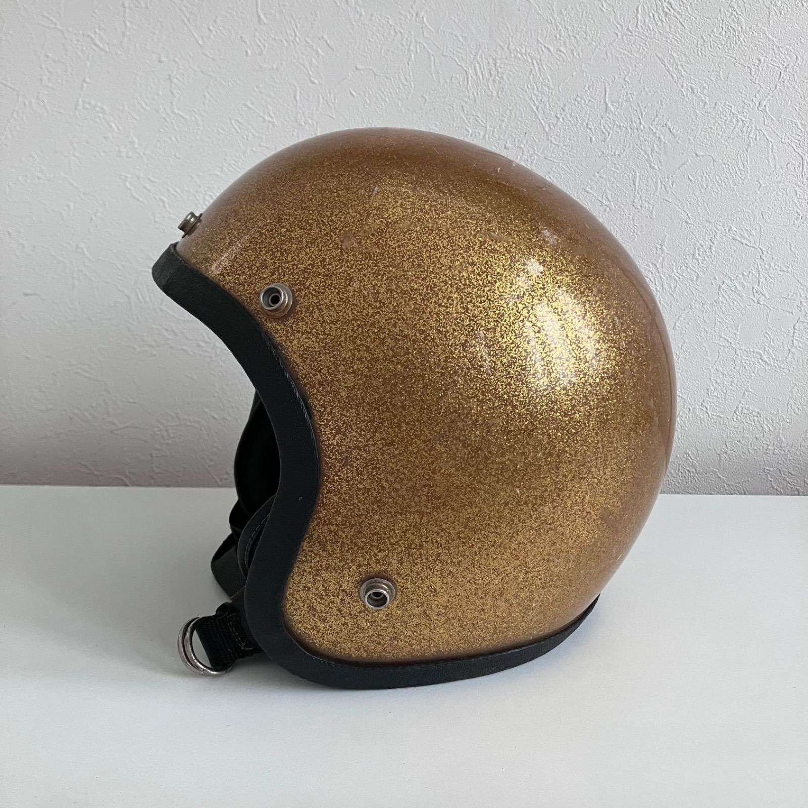LSI-4150★ビンテージヘルメット 1960年代 金色 ハーレー ラメ 当時物 BUCO.BELL.ジェット Lサイズ ハーレー 北海道 札幌 MOTORS INC LSI-4150★ビンテージヘルメット 1960年代 金色 ハーレー ラメ 当時物 BUCO.BELL.ジェット Lサイズ ハーレー 北海道 札幌 MOTORS INC