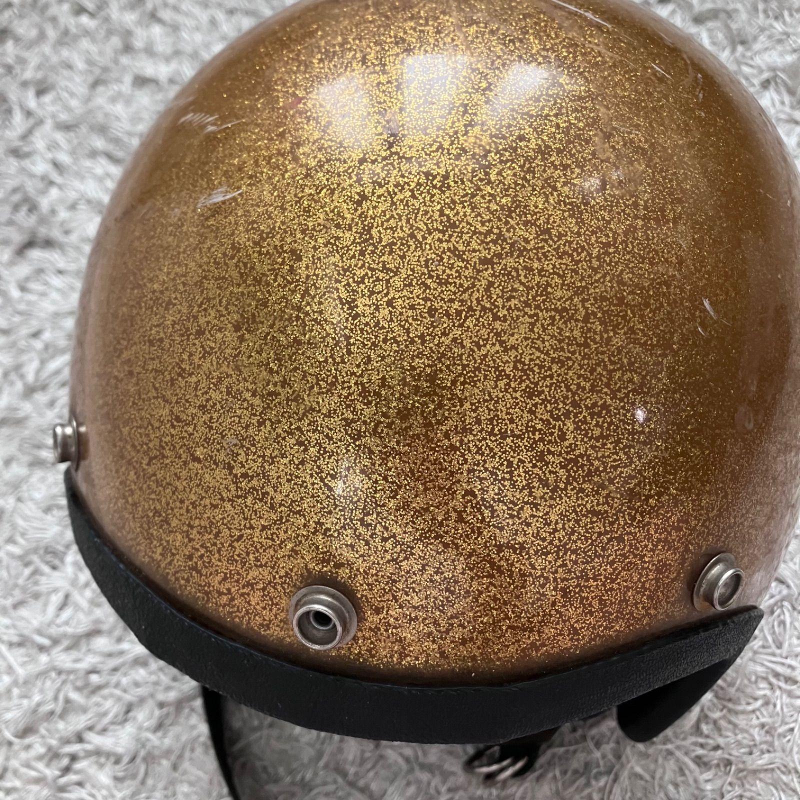 LSI-4150★ビンテージヘルメット 1960年代 金色 ハーレー ラメ 当時物 BUCO.BELL.ジェット Lサイズ ハーレー 北海道 札幌 MOTORS INC LSI-4150★ビンテージヘルメット 1960年代 金色 ハーレー ラメ 当時物 BUCO.BELL.ジェット Lサイズ ハーレー 北海道 札幌 MOTORS INC