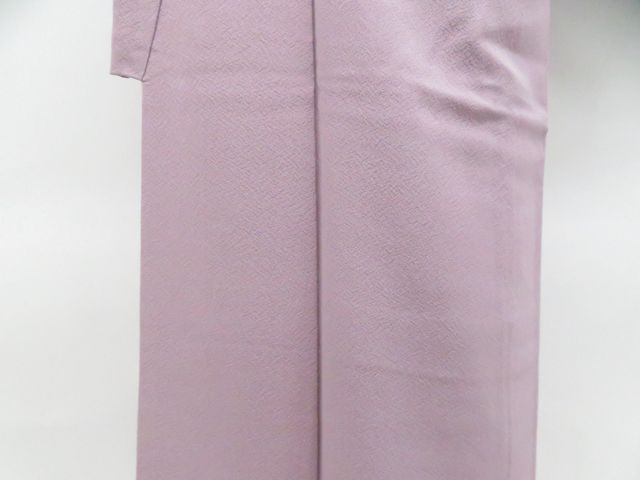 京松】色無地 一つ紋 着物 正絹 身丈約162cm 裄丈約64.5cm kyo8z06
