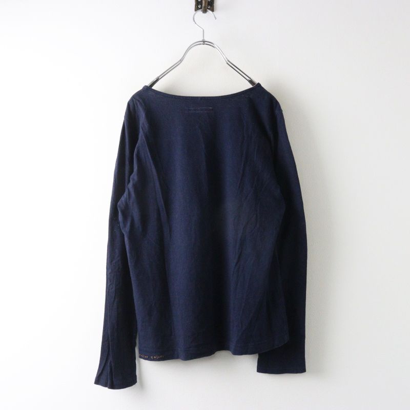 Archive Pal'las Palace Cotton long-sleeved tops Indigo Navy 3