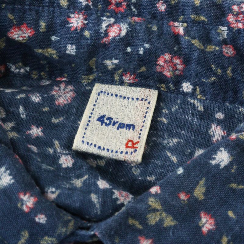 Archive 45R 45rpm フォーティファイブアール 小花柄コットンシャツ 2