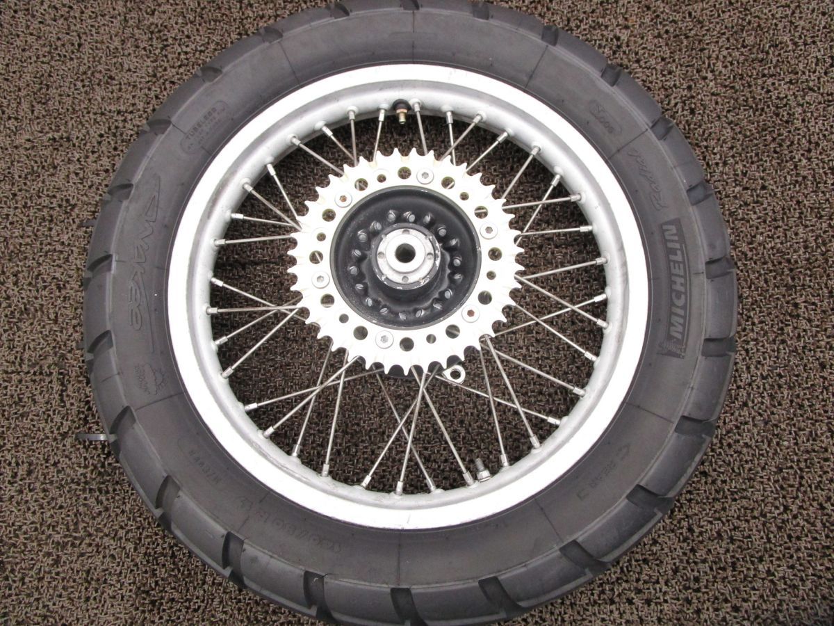 XR350R リアホイール AFAM製 スプロケット □B8420！ブレーキドラム NE02 ホンダ 【 NE02E 】 キャブ車 希少