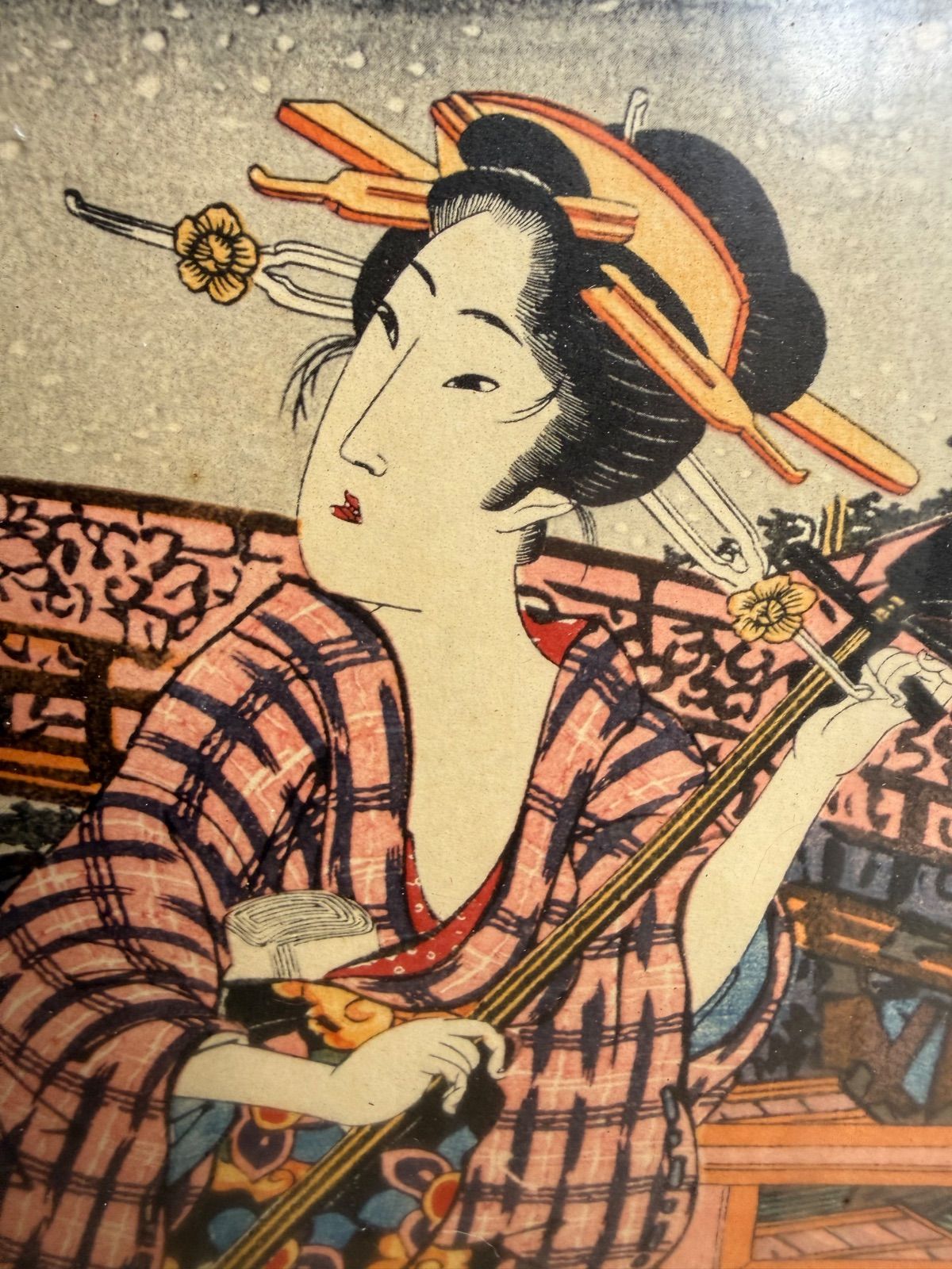 渓斎英泉 「両国夕涼之図」額装 壁掛けアート - メルカリ