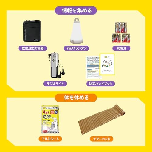 防災グッズ セット リュック 1人用 非常用リュック 緊急避難 【日本防災ブランド】 軽量 私物追加 大容量リュック 非常用 簡易 トイレ グッズ追加可能送料無料 df5d3dd0