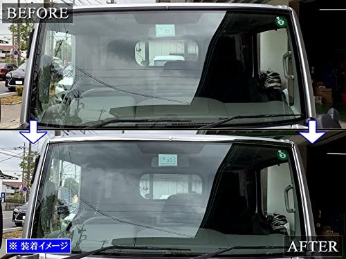 BRIGHTZ アトラス F24 超鏡面ステンレスメッキウィンドウモール 7PC 【 TRUCK?M?042 】 F 24as d635f86e
