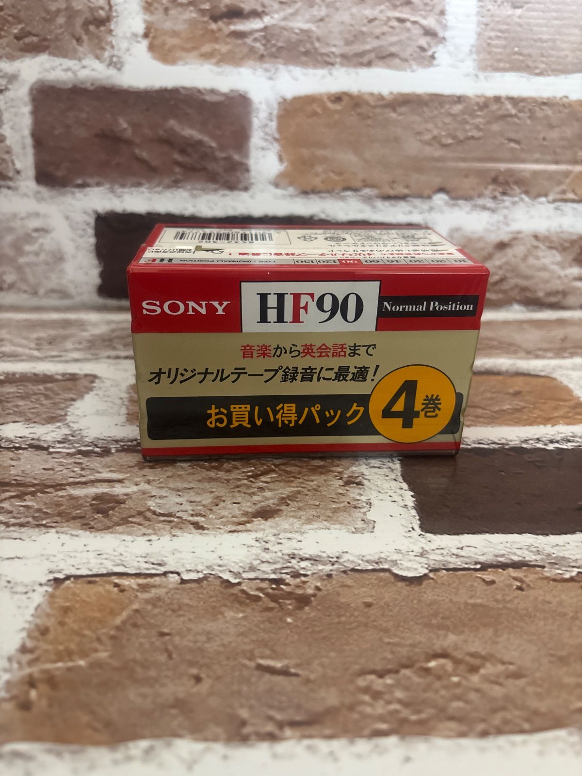ソニー カセットテープ 4巻パック 90分 - メルカリ