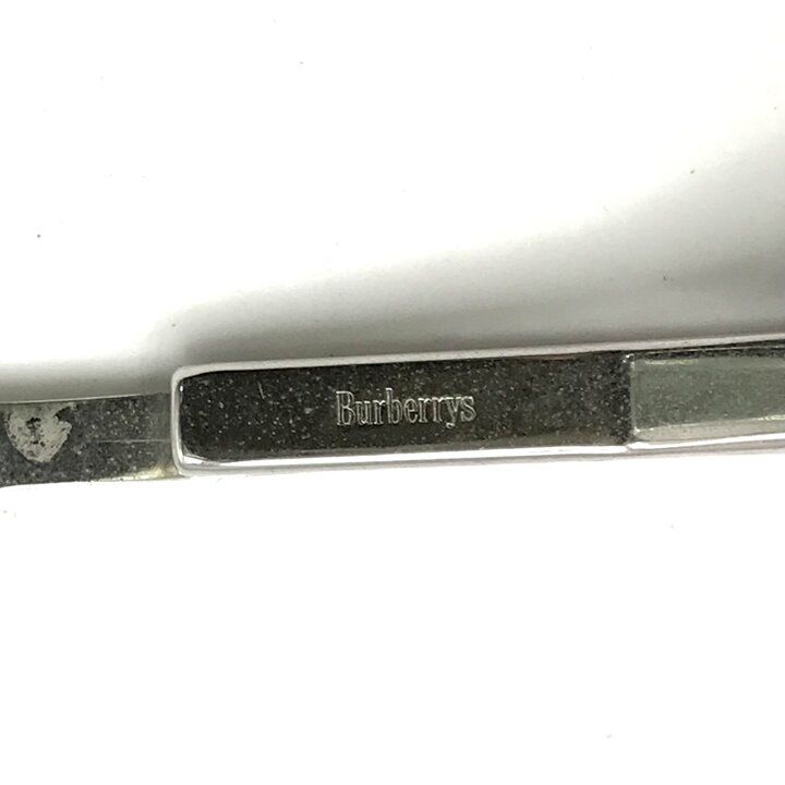美品 Burberry バーバリー カフス ネクタイピン 3点 セット シルバー