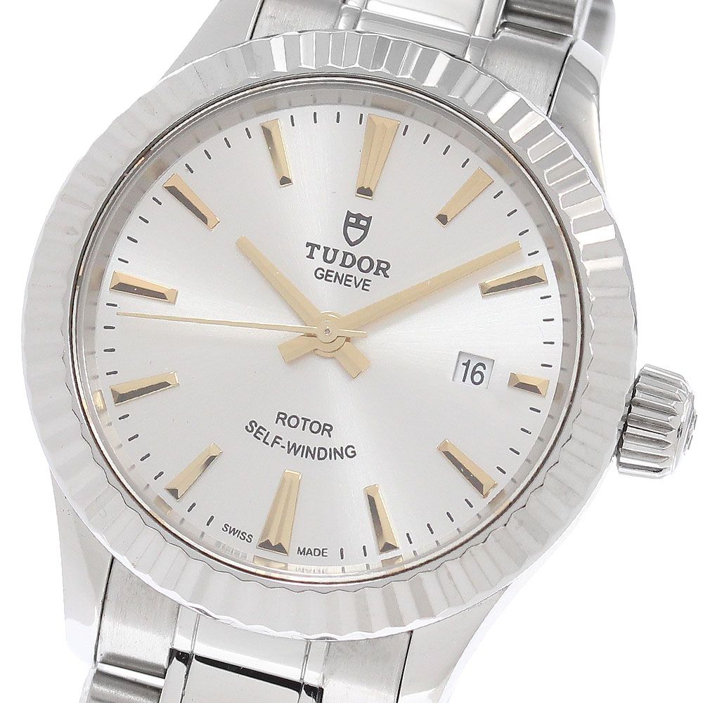 チュードル TUDOR 12110 スタイル デイト 自動巻き レディース 良品 保証書付き_955687