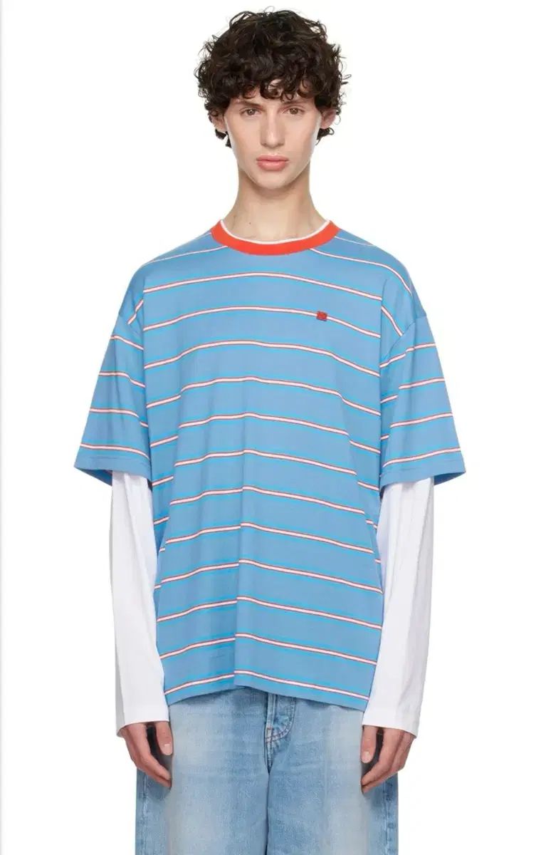 Acne Studios アクネストゥディオズ レイヤード ストライプ Tシャツ