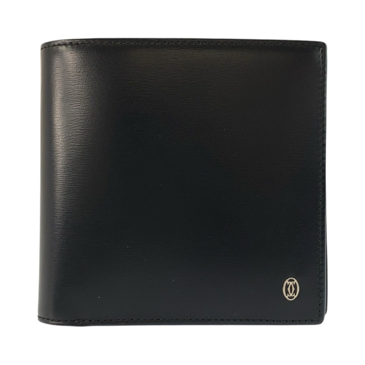 超美品 CARTIER カルティエ パシャ ブラック 黒 シルバー金具 レザー 