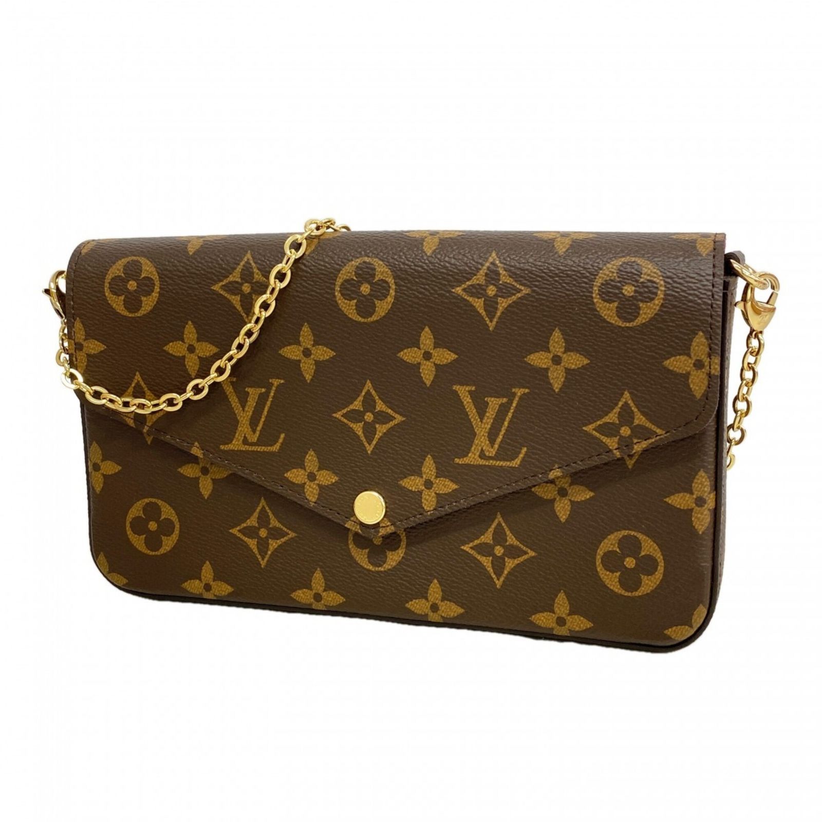 ルイ・ヴィトン(Louis Vuitton) ルイ・ヴィトン 財布・ショルダーウォレット モノグラム ポシェットフェリシー M81896 フューシャレディース