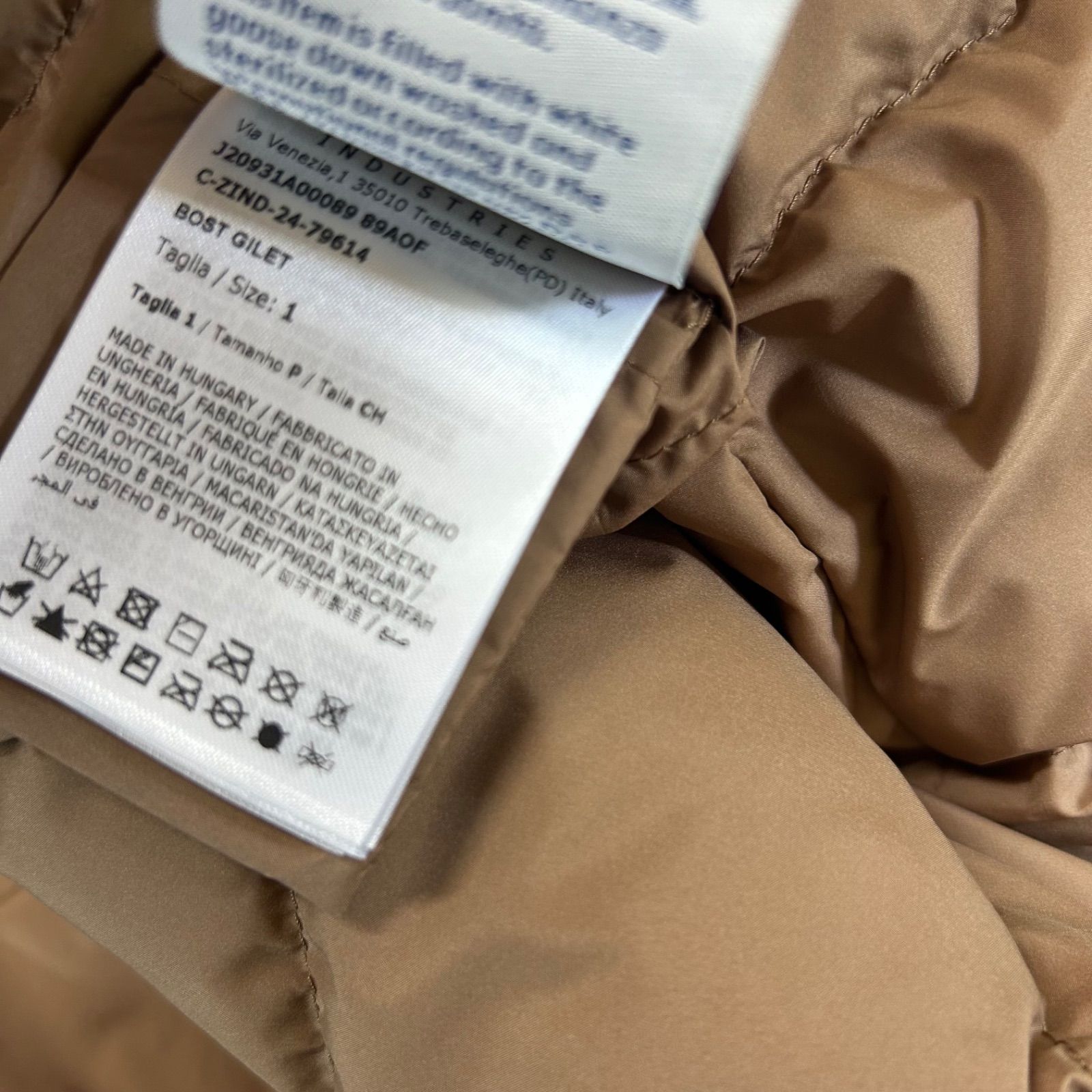 未使用級】【24-25年モデル】 MONCLERモンクレールダウンベストBOST
